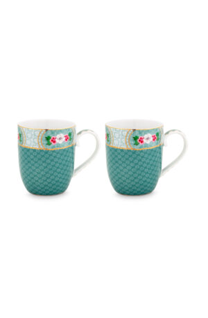 SET OF 2 MUGS Blushing Birds Small