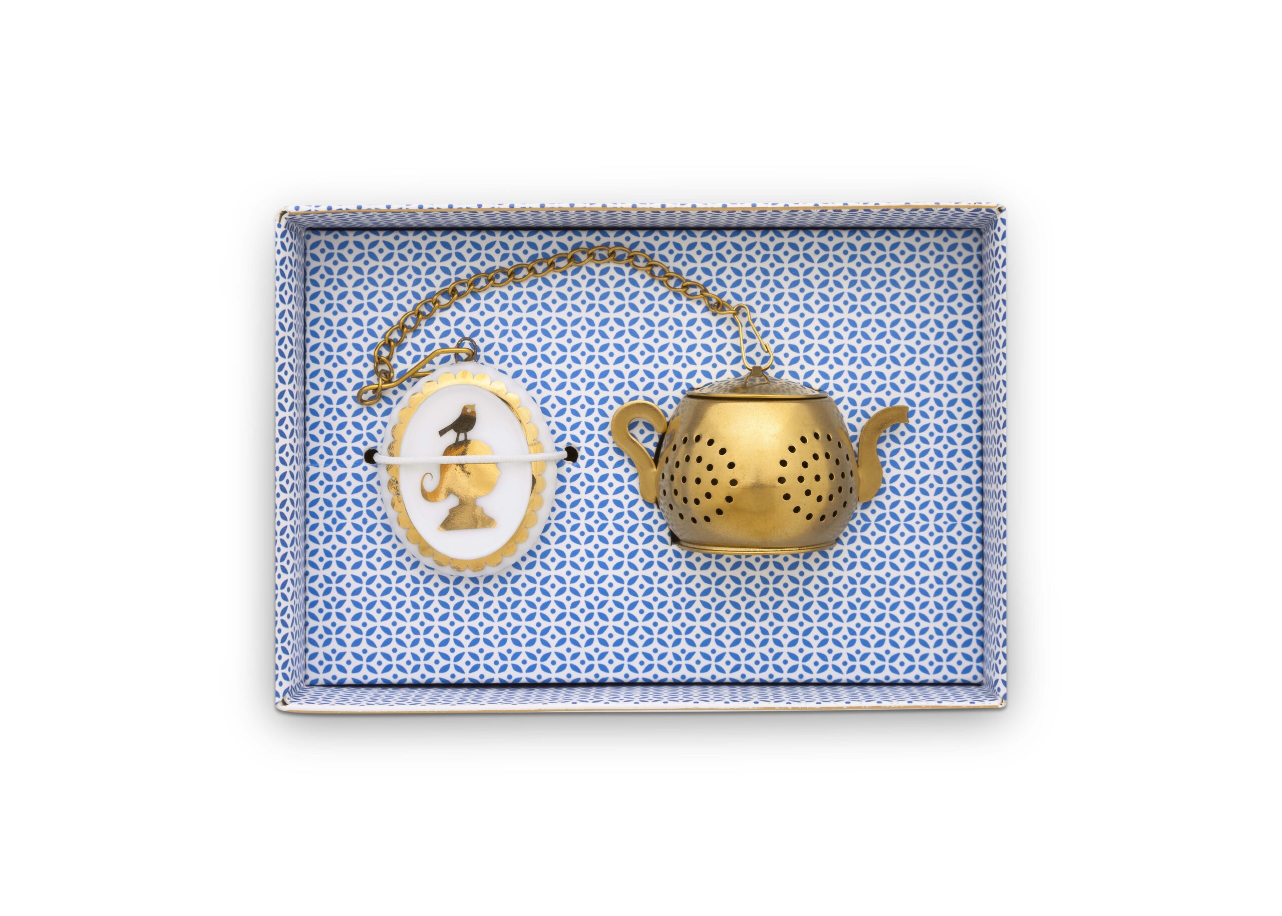 PIP STUDIO 5 TEA INFUSER MEDALLION ROYAL WHITE 5
