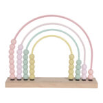 LITTLE DUTCH. Rainbow Numeral (Pink) 10