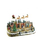 Christmas village with train and traffic 2
