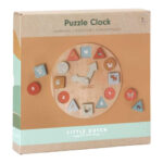 LITTLE DUTCH. Wooden puzzle clock 11