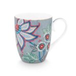 Flower Festival Mug XL Light Blue 2