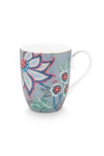 Flower Festival Mug Large Light Blue 5