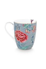 Flower Festival Mug Large Light Blue 6