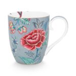 Flower Festival Set/2 Mugs Small Light Blue 2