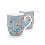 Flower Festival Mug XL Light Blue