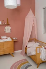LITTLE DUTCH. Κουνουπιέρα κρεβατιού Pure Pink. Υ:240εκ 12
