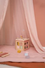 LITTLE DUTCH. Κουνουπιέρα κρεβατιού Pure Pink. Υ:240εκ 10