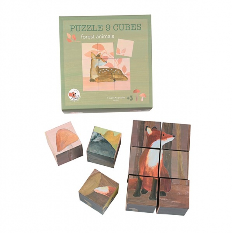 Egmont toys 3 Egmont toys, Kυβάκια παζλ Δάσος (9 κομμάτια) 3