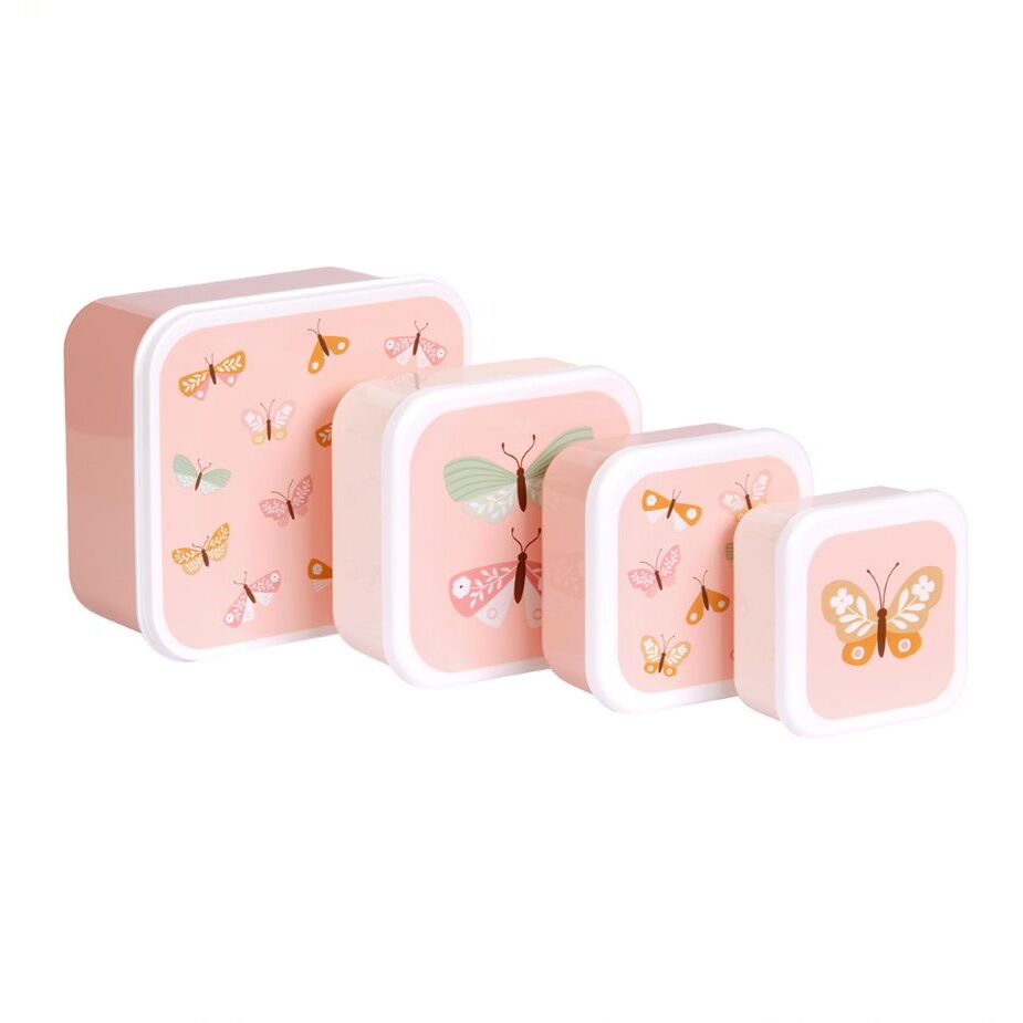 A Little Lovely Company 11 A little lovely company: Δοχείο φαγητού Lunch box set Butterflies 11