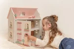 LITTLE DUTCH. Ξύλινο κουκλόσπιτο FSC (ροζ) 14
