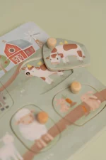 LITTLE DUTCH. Ξύλινο παζλ με ήχους Little Farm FSC 10