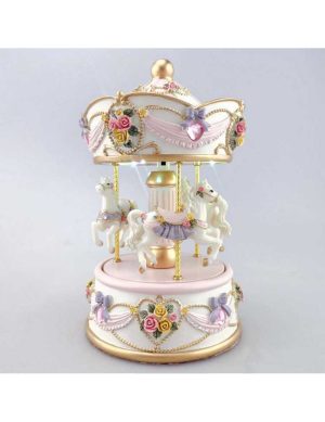 Carousel ροζ μωβ