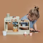 LITTLE DUTCH. Ξύλινη μηχανή καφέ (large). 11