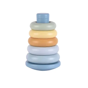 LITTLE DUTCH. Πυραμίδα ταξινόμησης με κρίκους (μπλε).