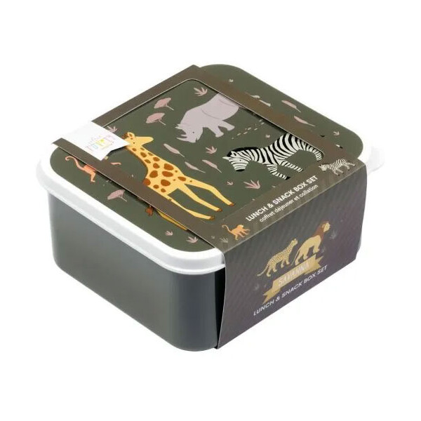 A Little Lovely Company 10 A little lovely company: Δοχείο φαγητού Lunch box Savanna 10