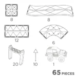 Cleverclixx, Race Track Intense | 65 Pieces 14