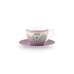 PIP STUDIO ΣΕΤ/2 ΦΛΙΤΖΑΝΙΑ ΤΣΑΓΙΟΥ LILY & LOTUS TILES ΛΙΛΑ 280ml 8