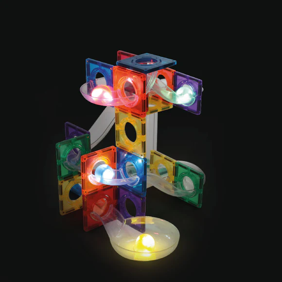 CLEVERCLIXX 3 Cleverclixx, Ball Run Dazzling Lights Pack Intense | 100 Pieces 3