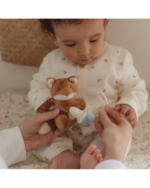 Little Dutch Υφασμάτινη κουδουνίστρα αλεπού με κρίκο Forest Friends GRS 7