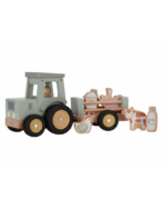 Little Dutch Ξύλινο τρακτέρ με καρότσα και ζωάκια Little Farm 6