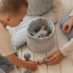 LITTLE DUTCH. Σετ ξύλινα τουβλάκια Forest Friends FSC 11