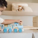 LITTLE DUTCH. Ξύλινο τρενάκι με άσκηση λεπτής κίνησης Forest Friends FSC 8