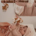 LITTLE DUTCH. Υφασμάτινη κουδουνίστρα ελαφάκι με κρίκο Fairy Garden GRS 11