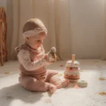 LITTLE DUTCH. Πυραμίδα ταξινόμησης & ταλάντωσης Fairy Garden FSC 9