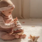 LITTLE DUTCH. Πυραμίδα ταξινόμησης & ταλάντωσης Fairy Garden FSC 10
