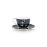 PIP STUDIOΦΛΥΤΖΑΝΙ ME ΠΙΑΤΑΚΙ BERRY BLUES CAPPUCCINO ΜΠΛΕ 280ML 6