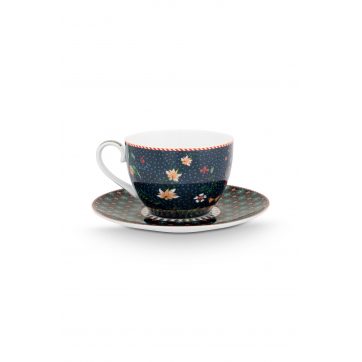 PIP STUDIO 3 PIP STUDIOΦΛΥΤΖΑΝΙ ME ΠΙΑΤΑΚΙ BERRY BLUES CAPPUCCINO ΜΠΛΕ 280ML 3