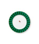PIP STUDIO ΠΙΑΤΟ Love Birds Stripes Emerald-Green 17cm 5