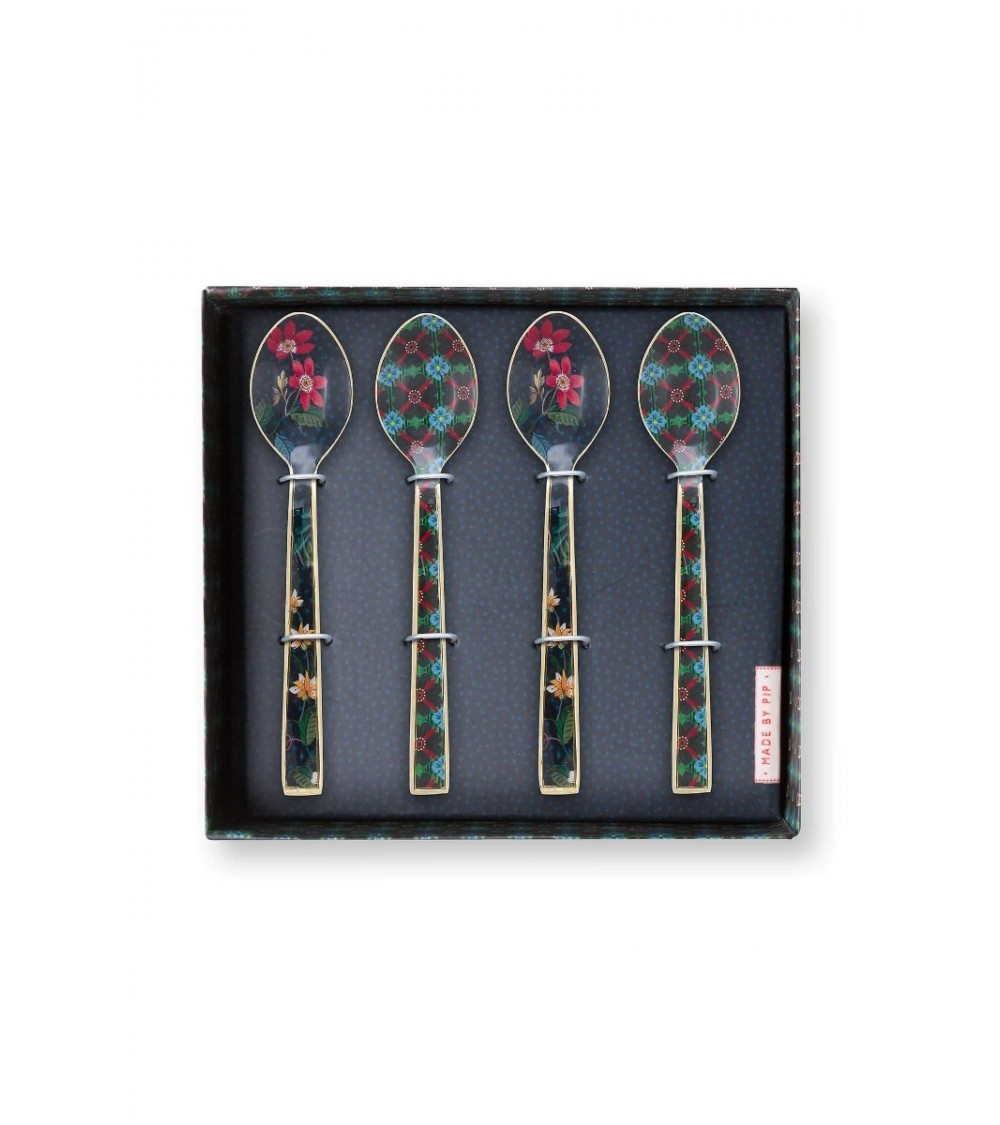 PIP STUDIO 7 PIP STUDIO Set/4 Spoons Enamelled Berry Blues 14.5cm 7