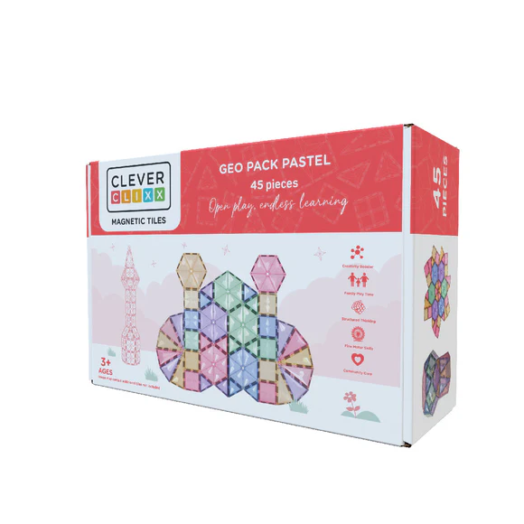 CLEVERCLIXX 3 Cleverclixx, Geo Pack Pastel | 45 Pieces 3
