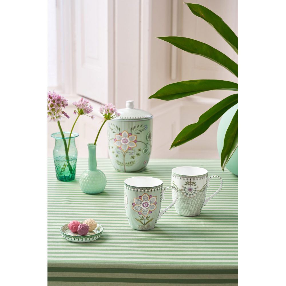 PIP STUDIO 10 PIP STUDIO – ΣΕΤ/2 ΠΟΡΣΕΛΑΝΙΝΕΣ ΚΟΥΠΕΣ LILY & LOTUS GREEN 350ml 10
