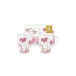 PIP STUDIO ΣΕΤ/2 ΠΟΡΣΕΛΑΝΙΝΕΣ ΚΟΥΠΕΣ  Jolie Flowers Pink 350ml