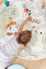 PLAY&GO. Χαλάκι παιχνιδιού – τσάντα 2 σε 1. Trainmap/bears 11