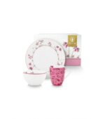 PIP STUDIO – ΠΟΡΣΕΛΑΝΙΝΟ ΣΕΤ ΠΡΩΙΝΟΥ  JOLIE PINK 5