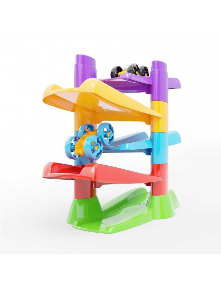QUERCETTI 10 ΔΙΑΔΡΟΜΟΣ ΟΧΗΜΑΤΑ RACETRACK 33x31x13 7pcs 18+ 10