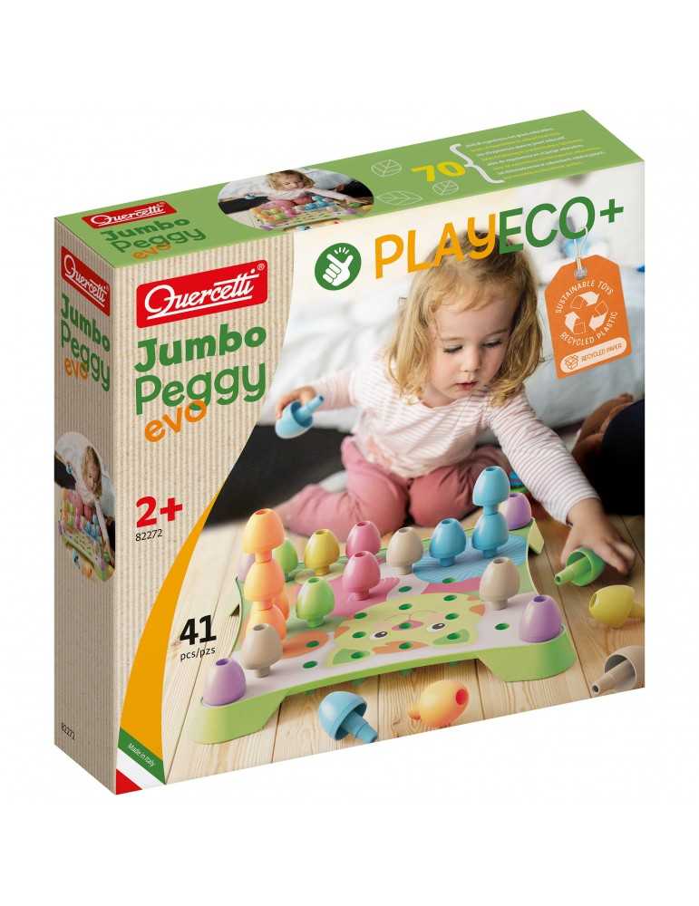 QUERCETTI 3 ΚΑΤΑΣΚΕΥΗ JUMBO Ass6 30x30x7 41pcs PLAYECO 2+ 3
