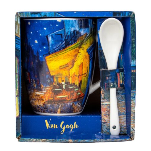 ART SHOP 3 Κούπα Με Κουταλάκι “Cafe Le Soir” Van Gogh 3