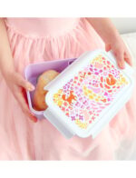 A little lovely company: Δοχείο φαγητού Bento με χωρίσματα Flower garden 10