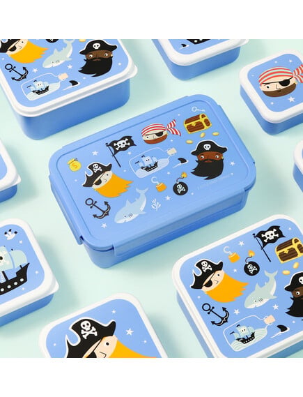 A Little Lovely Company 8 A little lovely company: Δοχείο φαγητού Bento με χωρίσματα Pirates 8