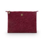 Cosmetic Flat Pouch Charly Medium Quilted Daisy Dreams Blue