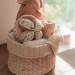 LITTLE DUTCH. Καλάθι αλλαξιέρας καπιτονέ μικρό Fairy Floral (δύο όψεων) 10