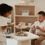 LITTLE DUTCH. Ξύλινη διώροφη πιατέλα με γλυκίσματα FSC 12