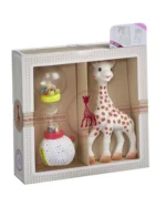 Sophie la girafe Σετ δώρου Sophiesticated με την Σόφι και κουδουνίστρα μαλακή μαράκα 9