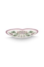 Set/2 Heart Shape Plates Lily&Lotus Lilac 9