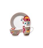 Set/3 Breakfast Set Blooming Tales Fantasy Khaki 14